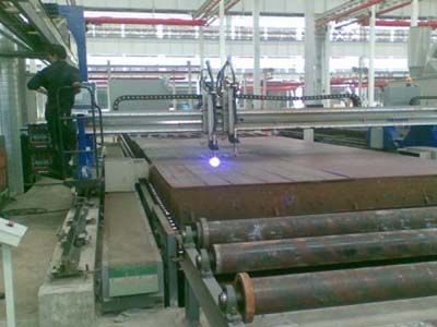 國內某(mǒu)煤機生產企業等離子切割機除塵